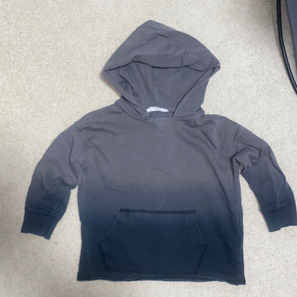 H&M kids grey ombré hoodie